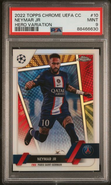 2022 Topps Topps Chrome #10 Cc Neymar front