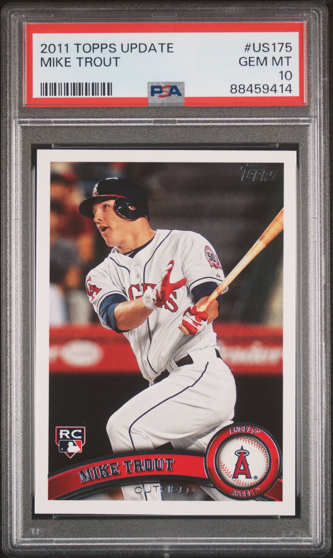 2011 Topps Topps Update #US175 Mike Trout front