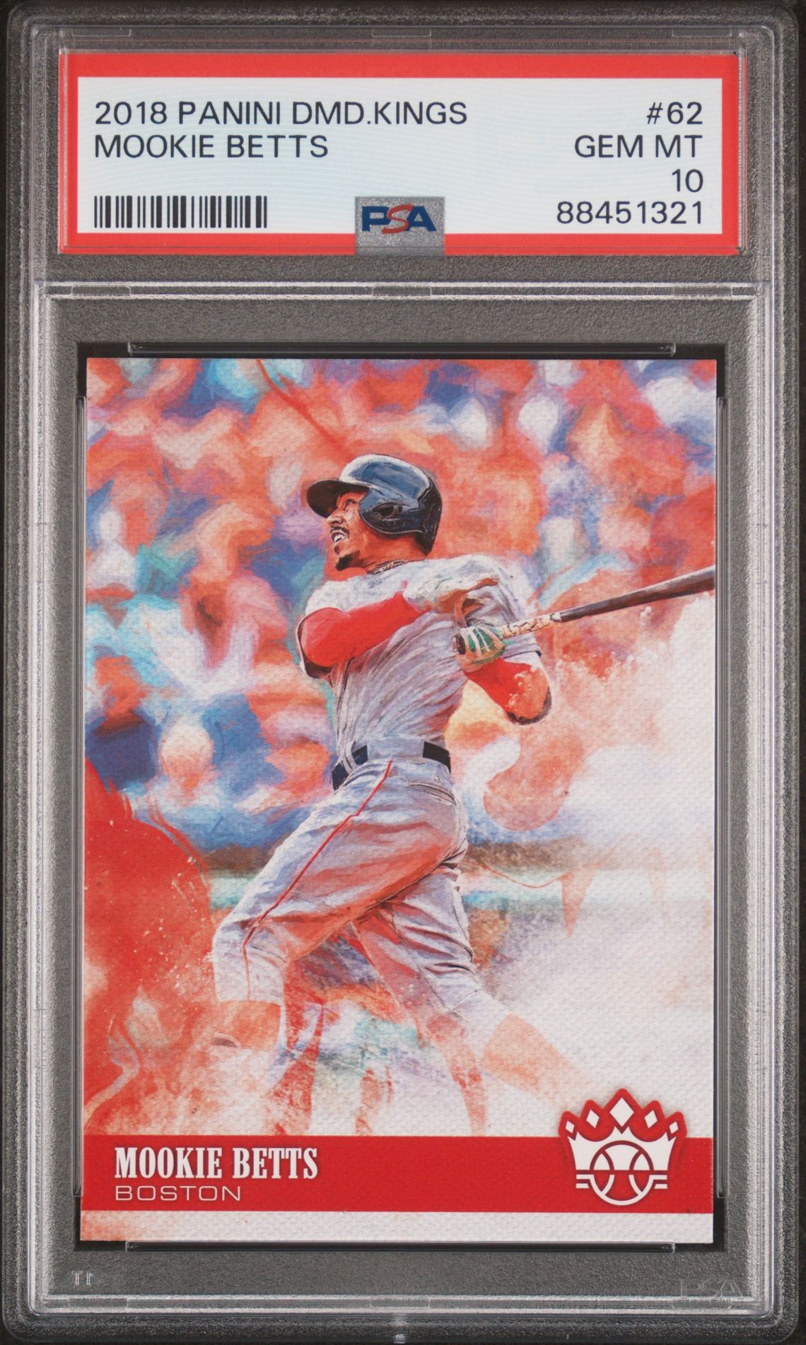 2018 Panini #62 Mookie Betts front