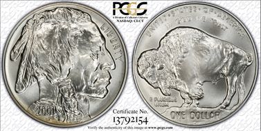 2001-D $1 Buffalo MS69