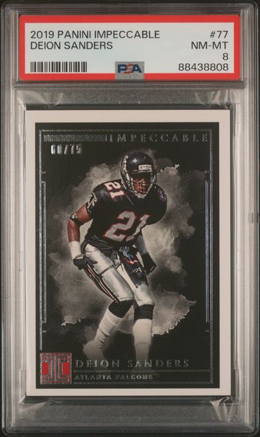 2019 Panini #77 Deion Sanders front