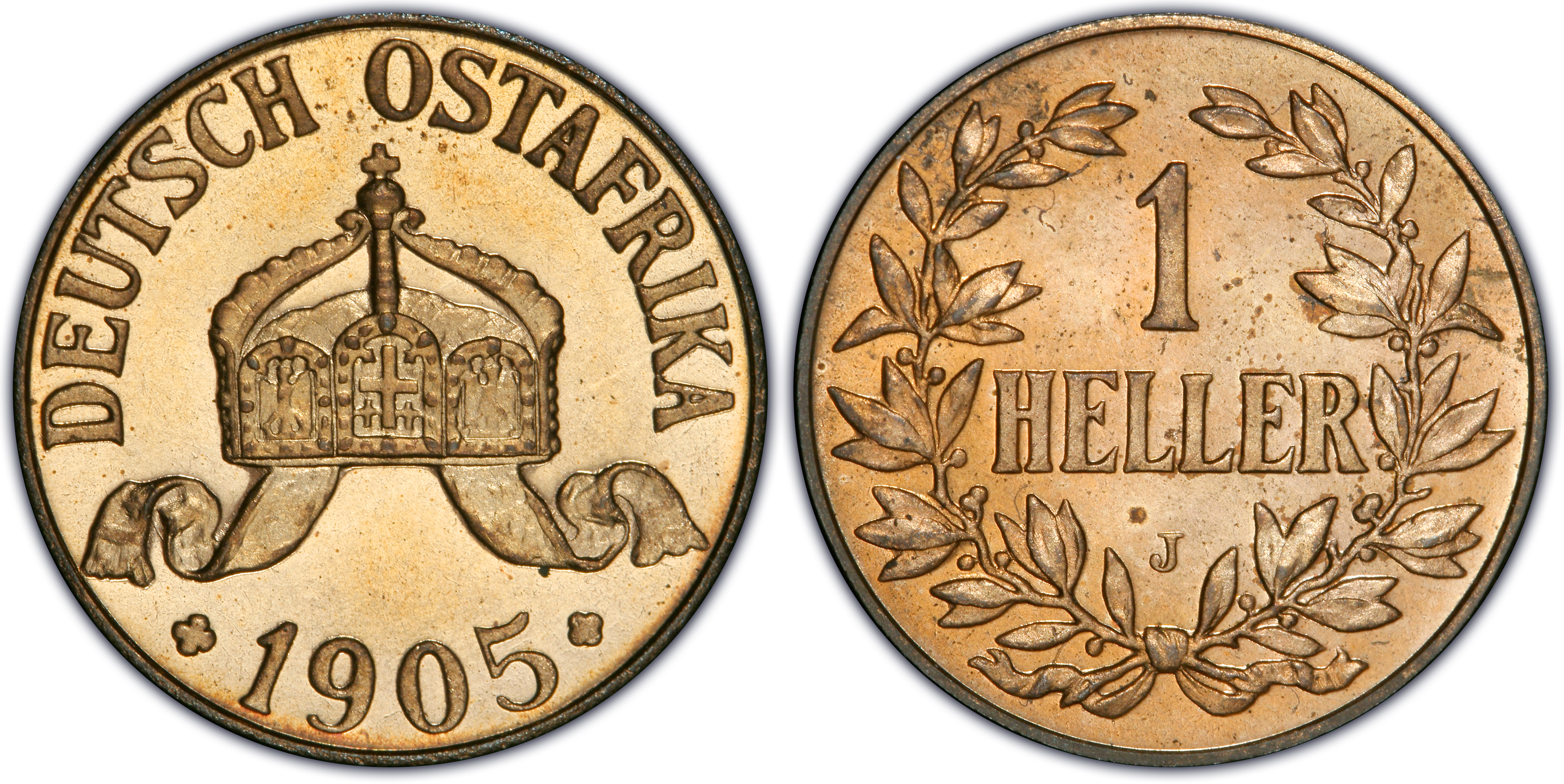 PCGS Set Registry - Collectors Showcase: German East Africa Collection