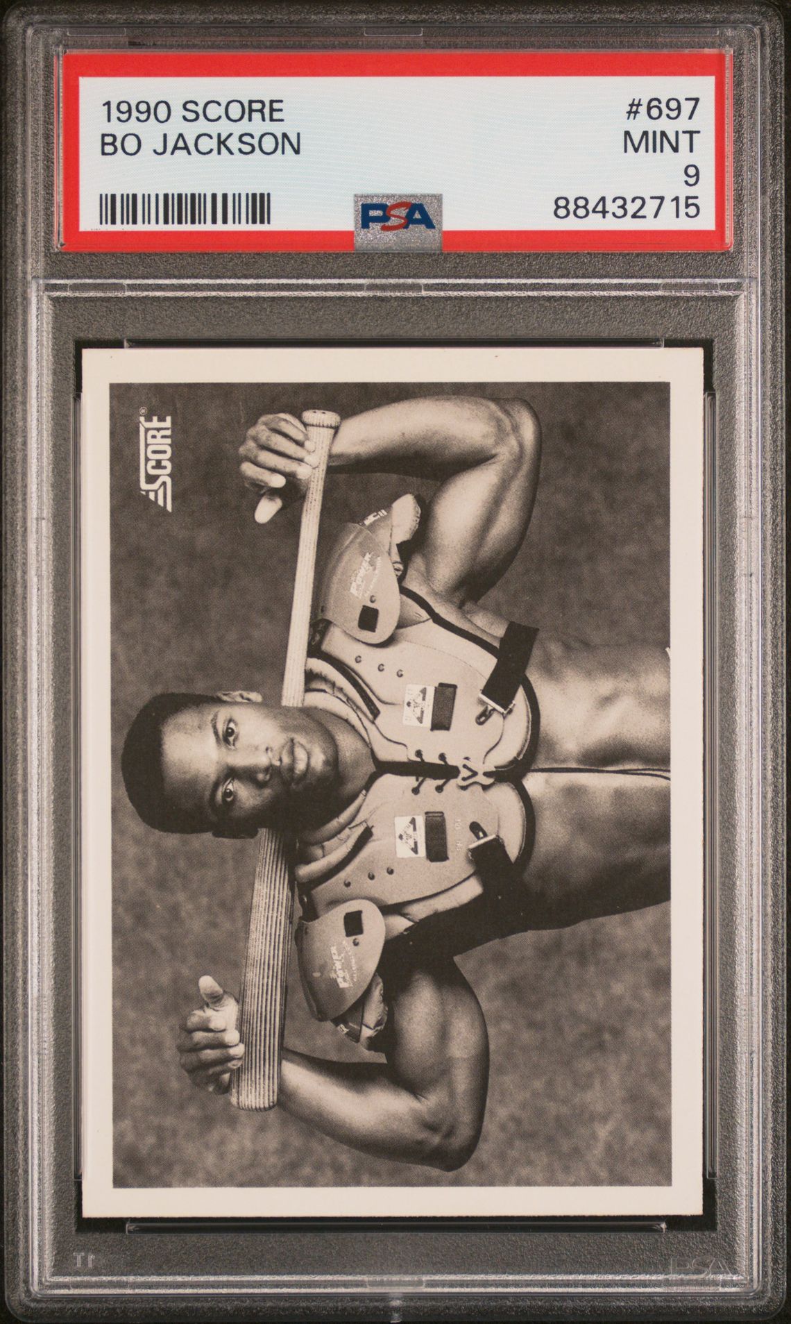 1990 Score SCORE #697 Bo Jackson front