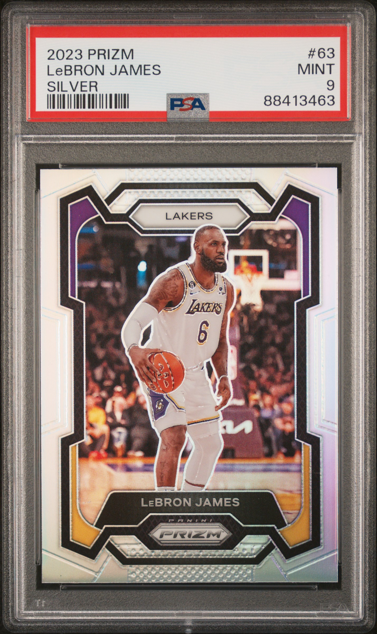 Donfkennedy901's 2023 Panini Prizm LeBron James Silver Prizm #63