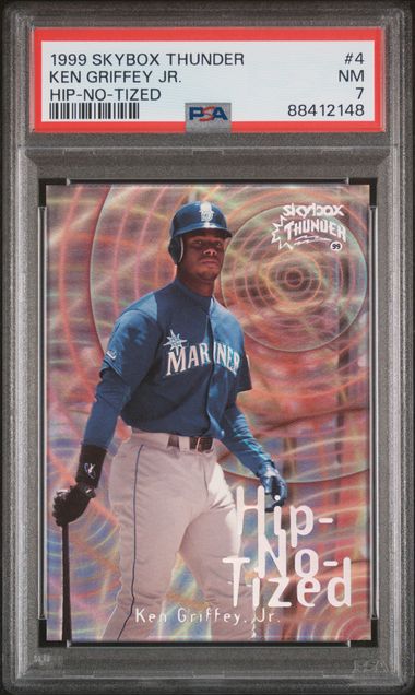 1989 Bowman #220 Ken Griffey Jr. Rookie Card - PSA NM-MT 8 on