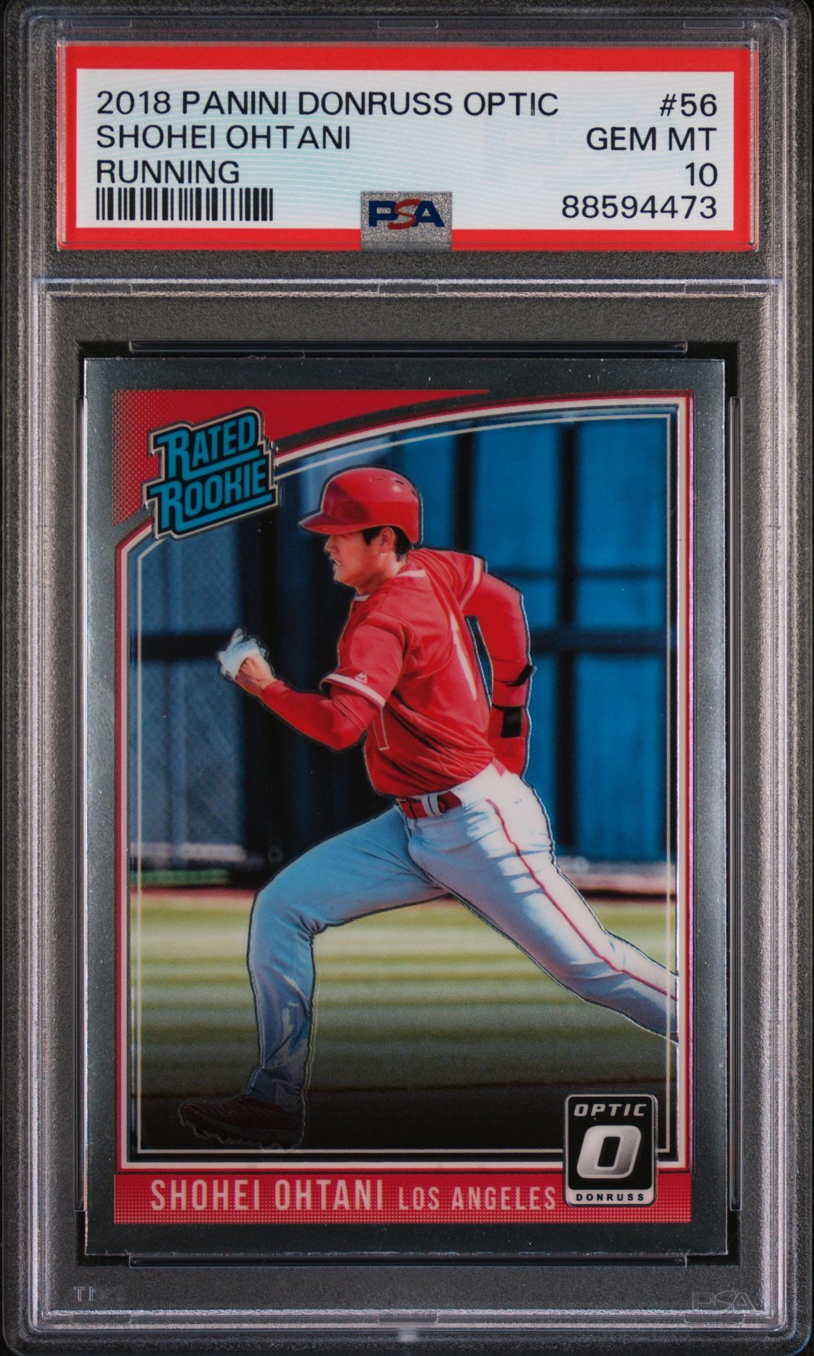 2018 Panini Donruss Optic VARIATION #56 Shohei Ohtani front
