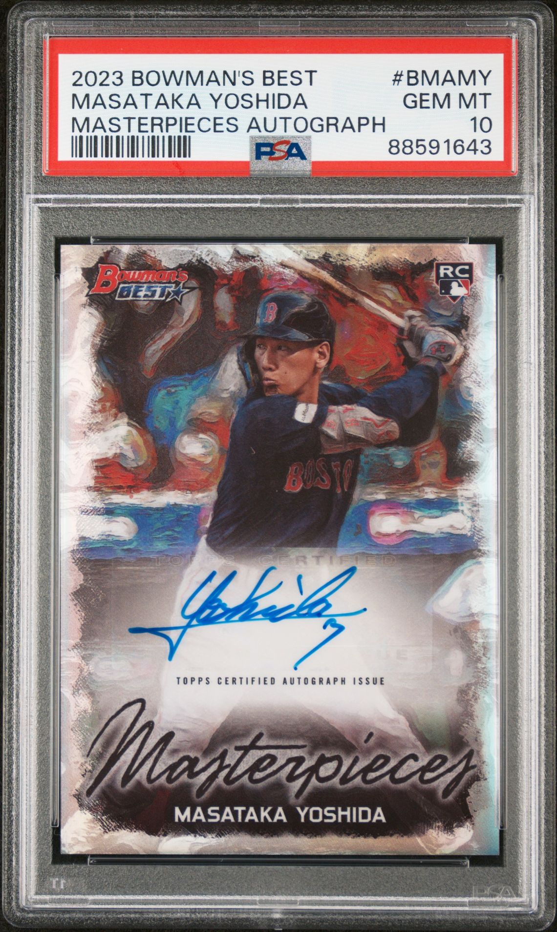 2023 Bowman BOWMAN'S BEST BOWMAN MASTERPIECES AUTOGRAPHS #BMAMY Masataka Yoshida front