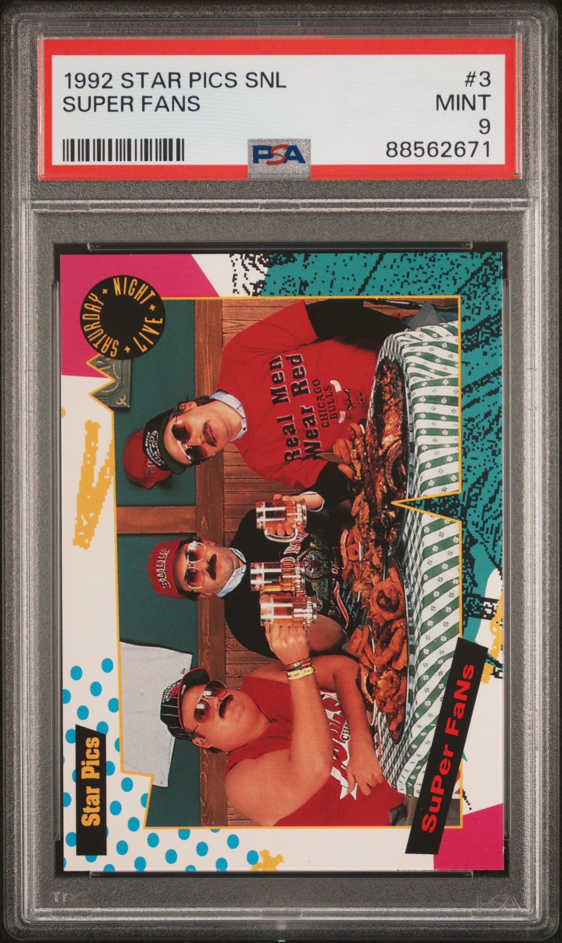 1992 Star Pics Saturday Night Live Super Fans #3 Mint 9 front