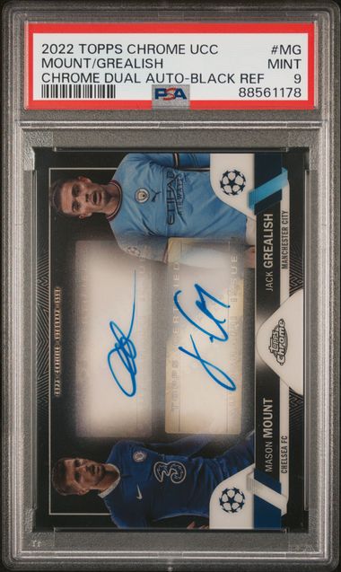 2022-23 Topps Chrome UEFA Club Competitions Chrome Dual Autographs