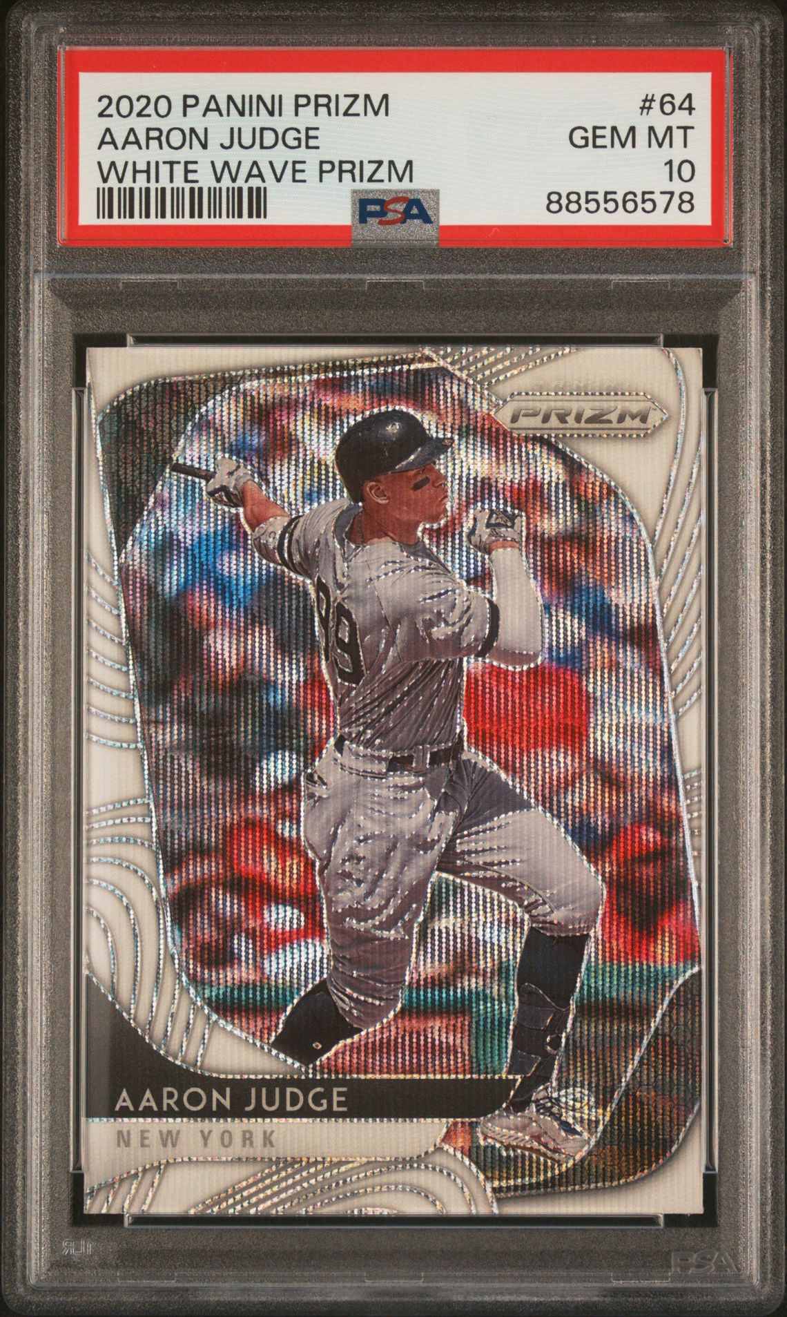 2020 Panini PANINI PRIZM WHITE WAVE PRIZM #64 Aaron Judge front