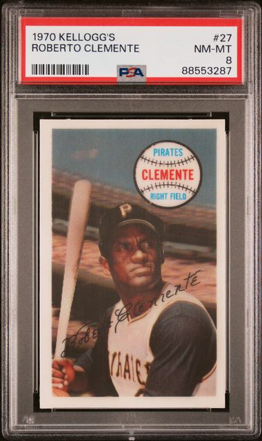 1970 Kellogg'S #27 Roberto Clemente front