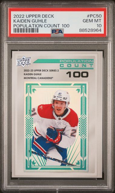 2022 Upper Deck #PC-50 Count Kaiden Guhle front
