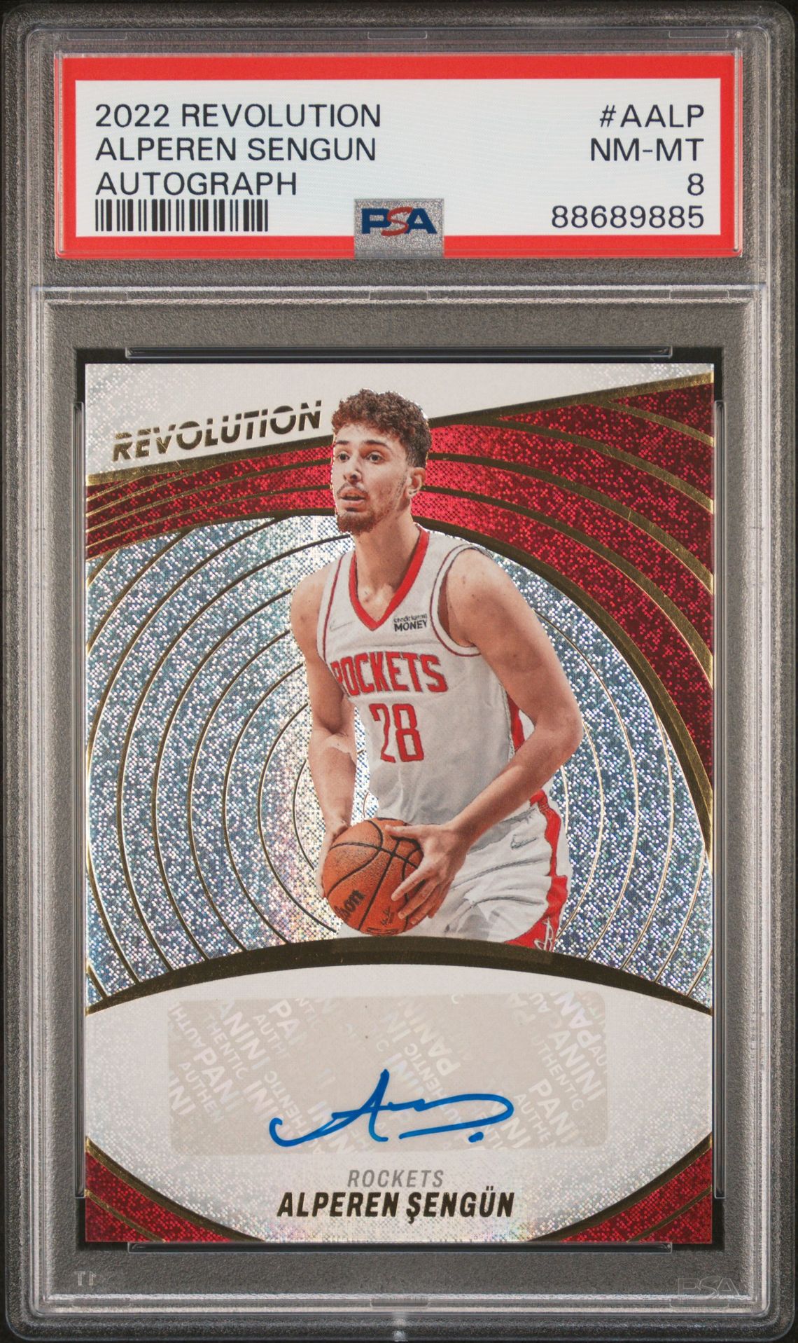 2022 Panini PANINI REVOLUTION AUTOGRAPHS #AALP Alperen Sengun front