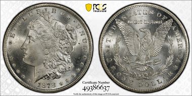 1878-CC $1 MS66+