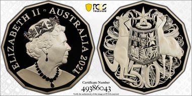 2021 50C Silver PR69DCAM