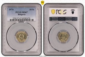 1974 10 St KM-87 MS67