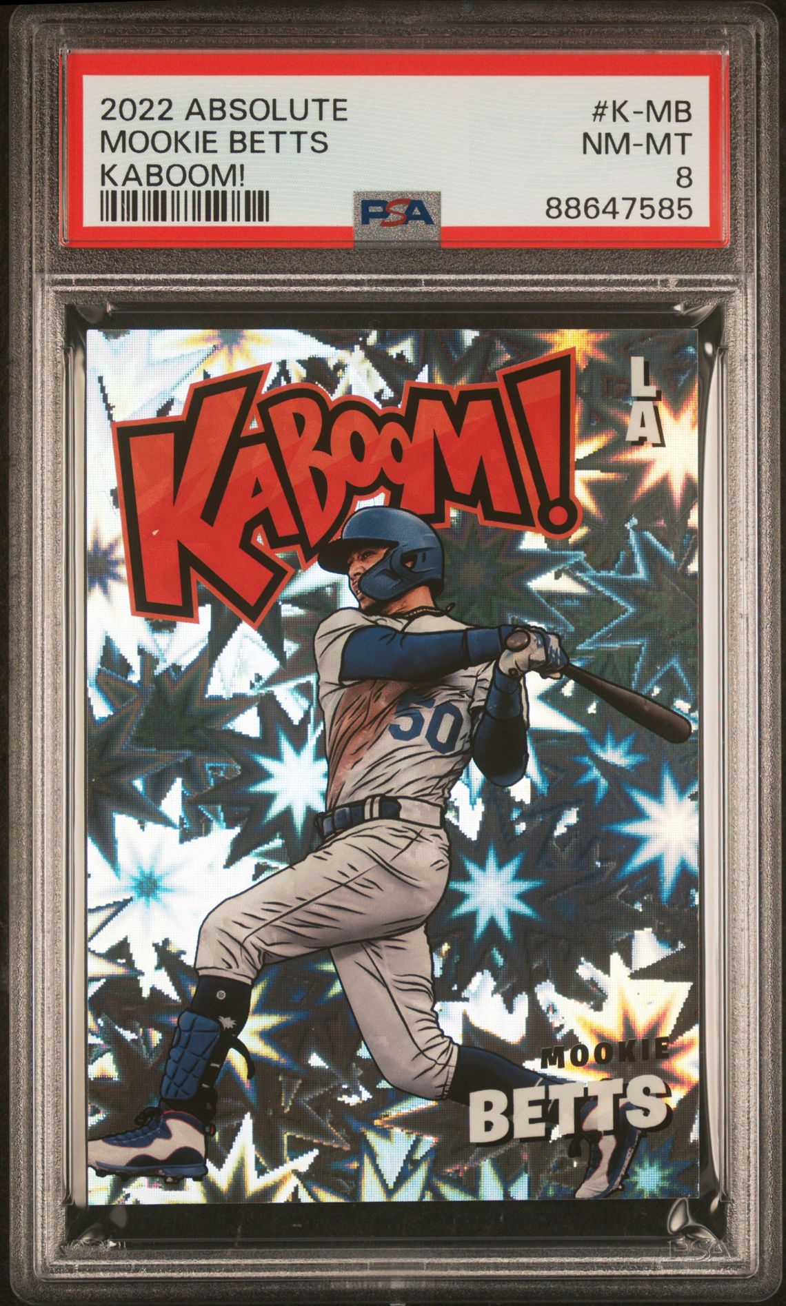 2022 Panini PANINI ABSOLUTE KABOOM! #K-MB Mookie Betts front