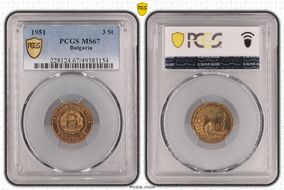 1951 3 St KM-51 MS67
