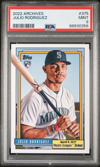 Topps Gold Julio Rodriguez front