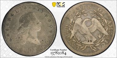 1795/1795 50C Recut Date, 3 Leaves F12