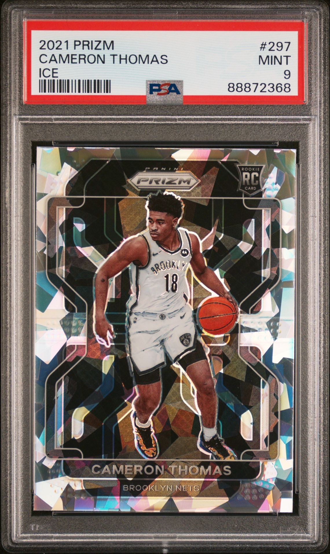 2021 Panini PANINI PRIZM ICE #297 Cameron Thomas front
