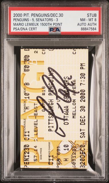 MARIO LEMIEUX 1500TH POINT
