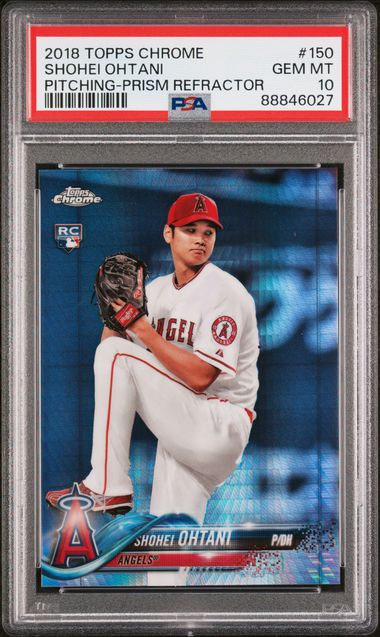 2018 Topps Topps Chrome Prism Refractor #150 Shohei Ohtani front