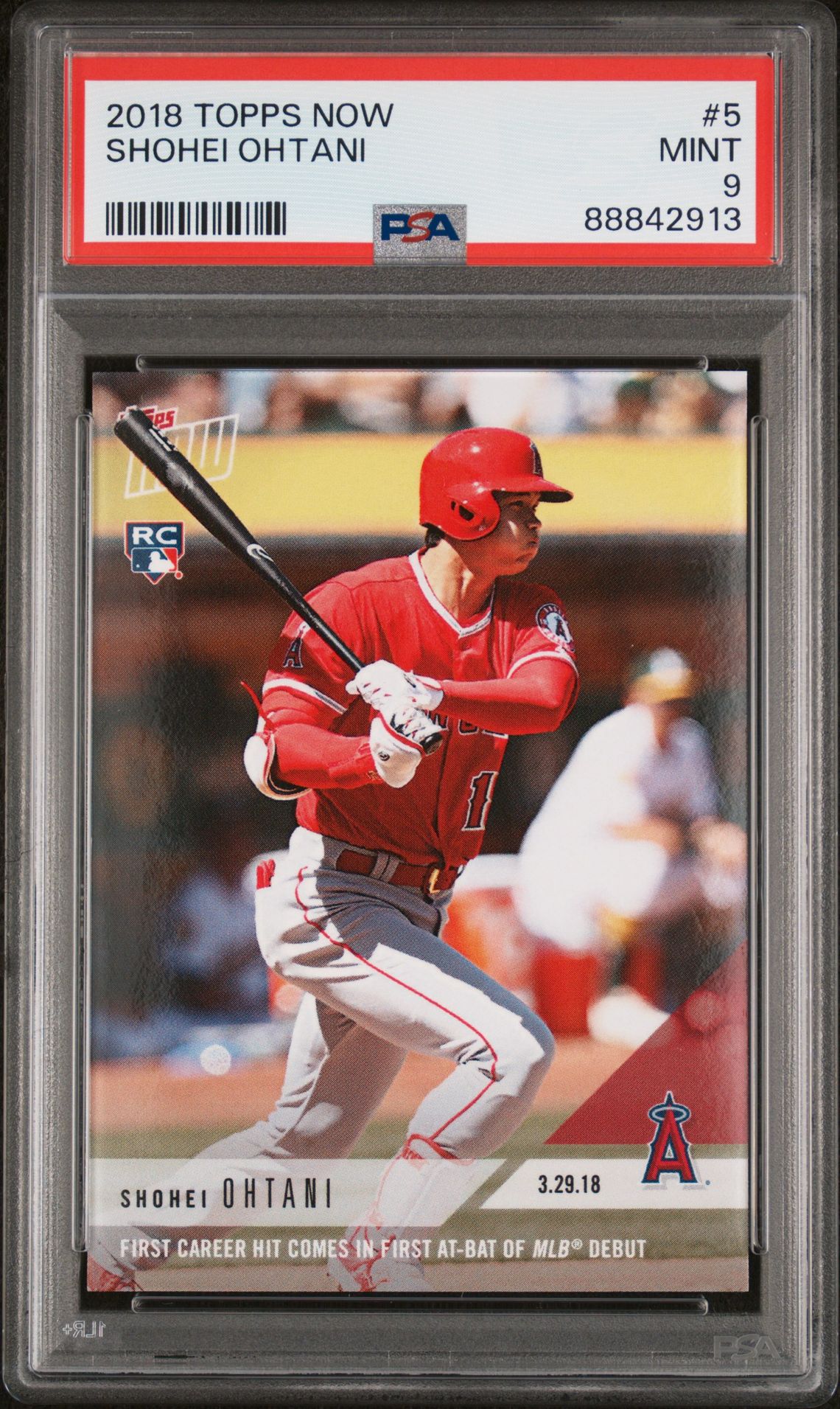 2018 Topps TOPPS NOW #5 Shohei Ohtani front