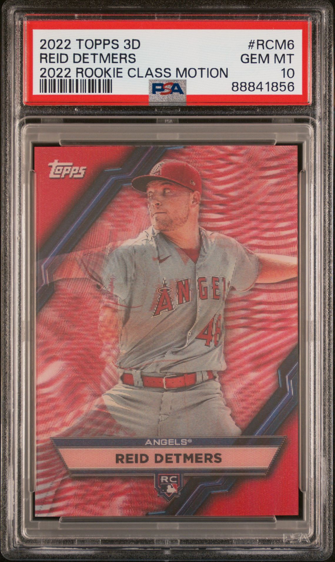 2022 Topps TOPPS MLB 3D 2022 ROOKIE CLASS MOTION #RCM6 Reid Detmers front