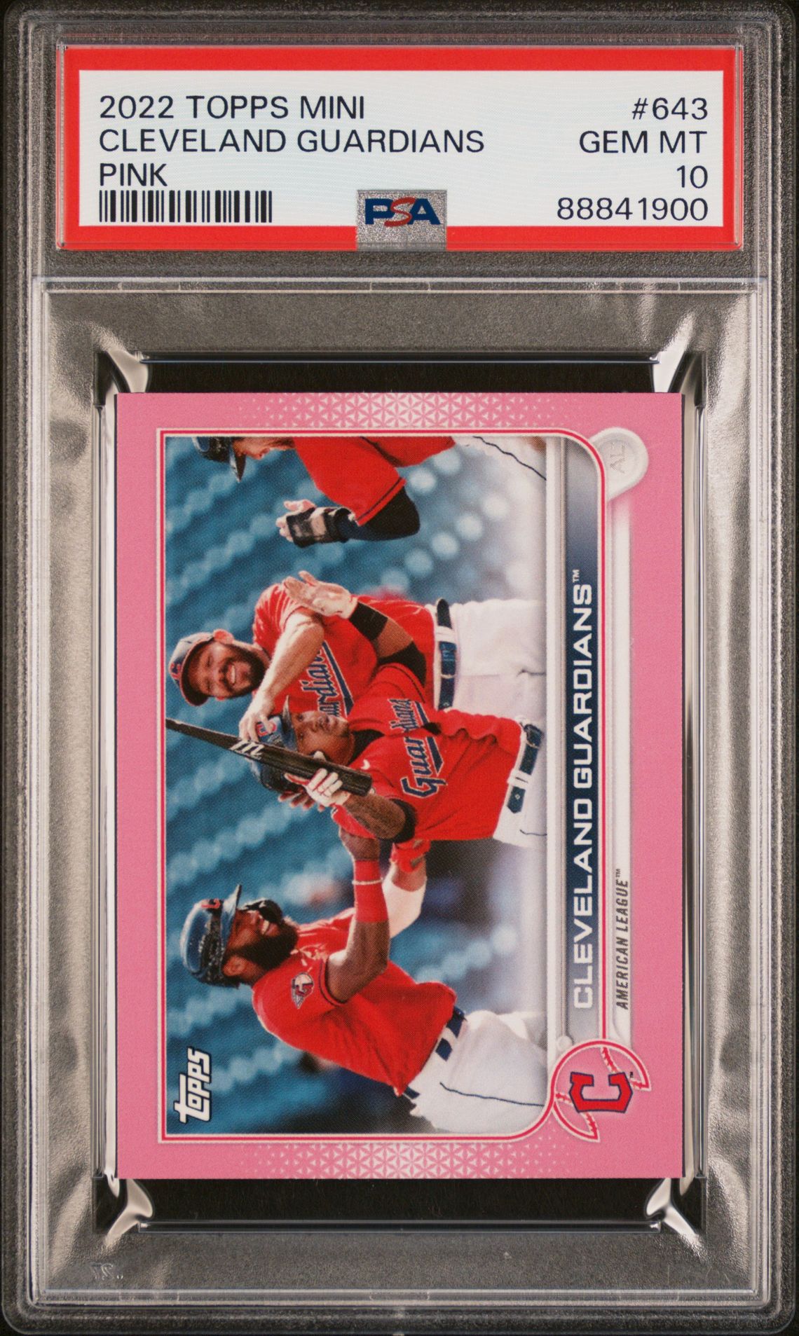 2022 Topps TOPPS MINI PINK #643 Cleveland Guardians front