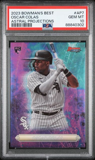 2023 Bowman Bowman's Best #AP7 Astral Projections Oscar front