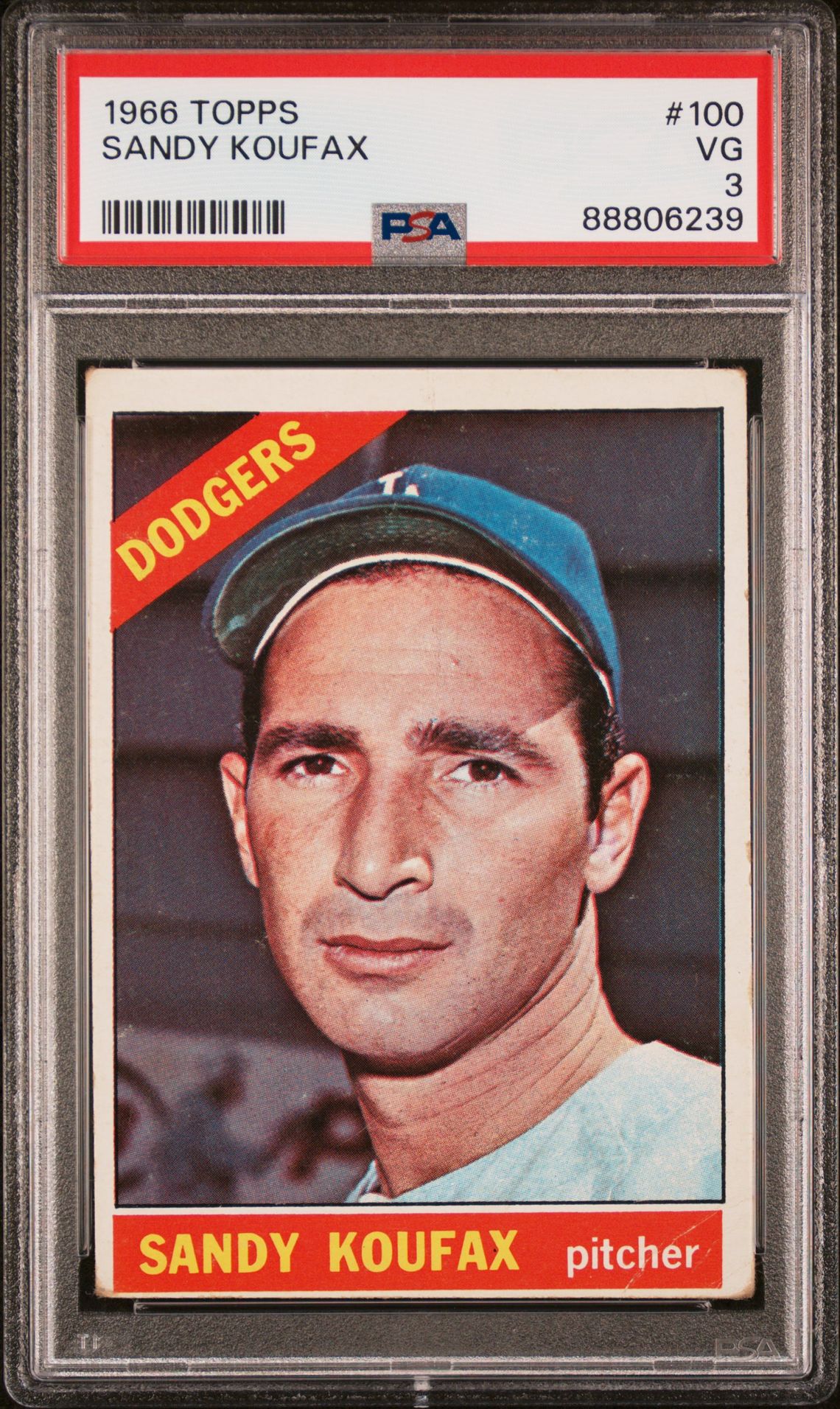 1966 Topps TOPPS #100 Sandy Koufax front