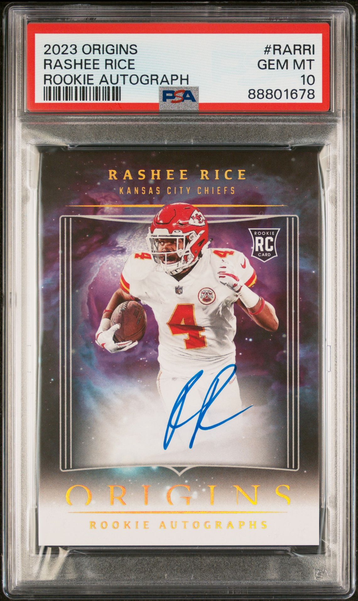 2023 Panini PANINI ORIGINS ROOKIE AUTOGRAPHS #RARRI Rashee Rice front