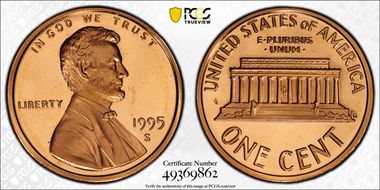 1995-S 1C PR69DCAM