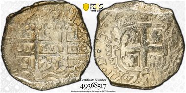 1751-P q 8 R Calico-518 AU58