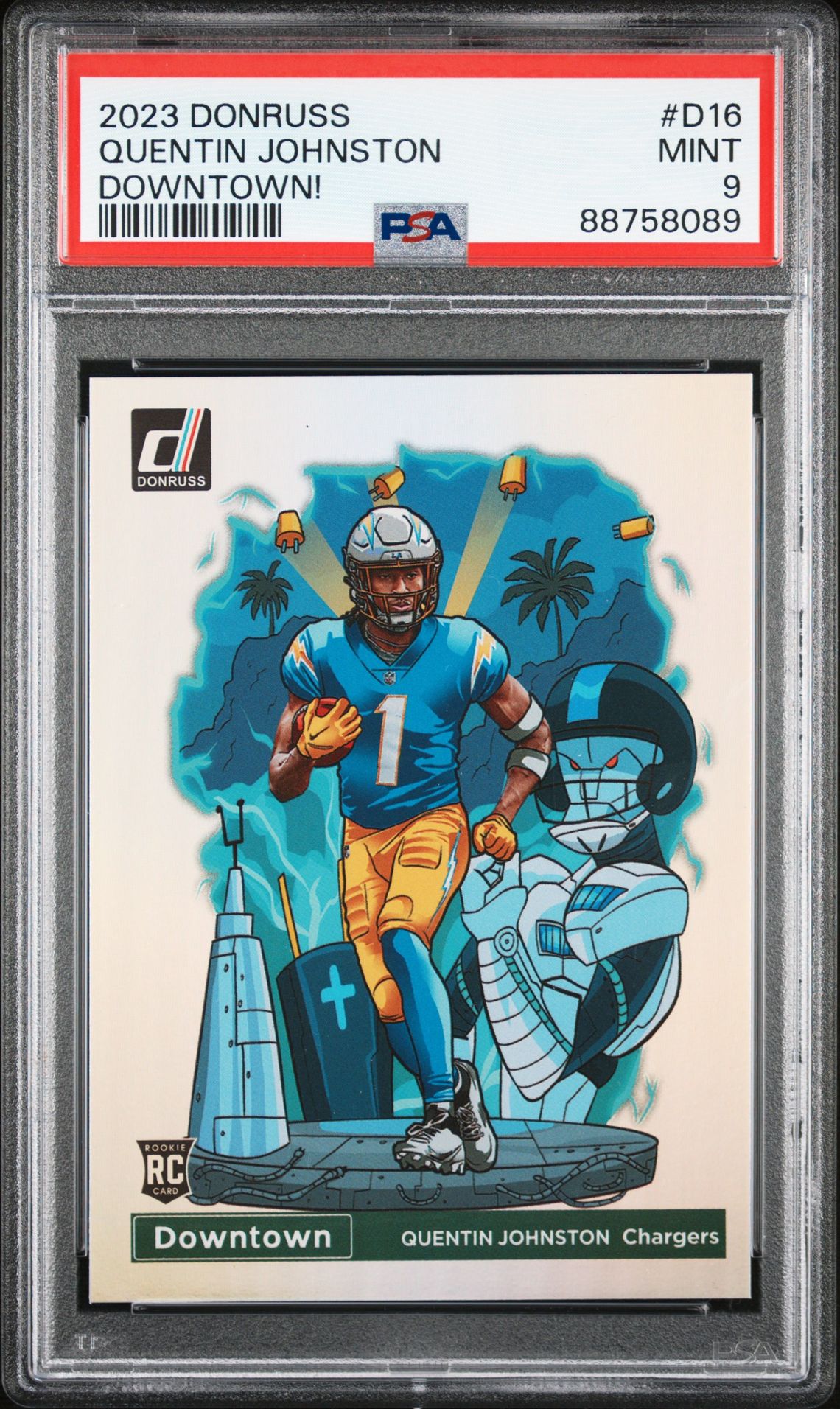 2023 Panini Donruss #D16 Quentin Johnston front
