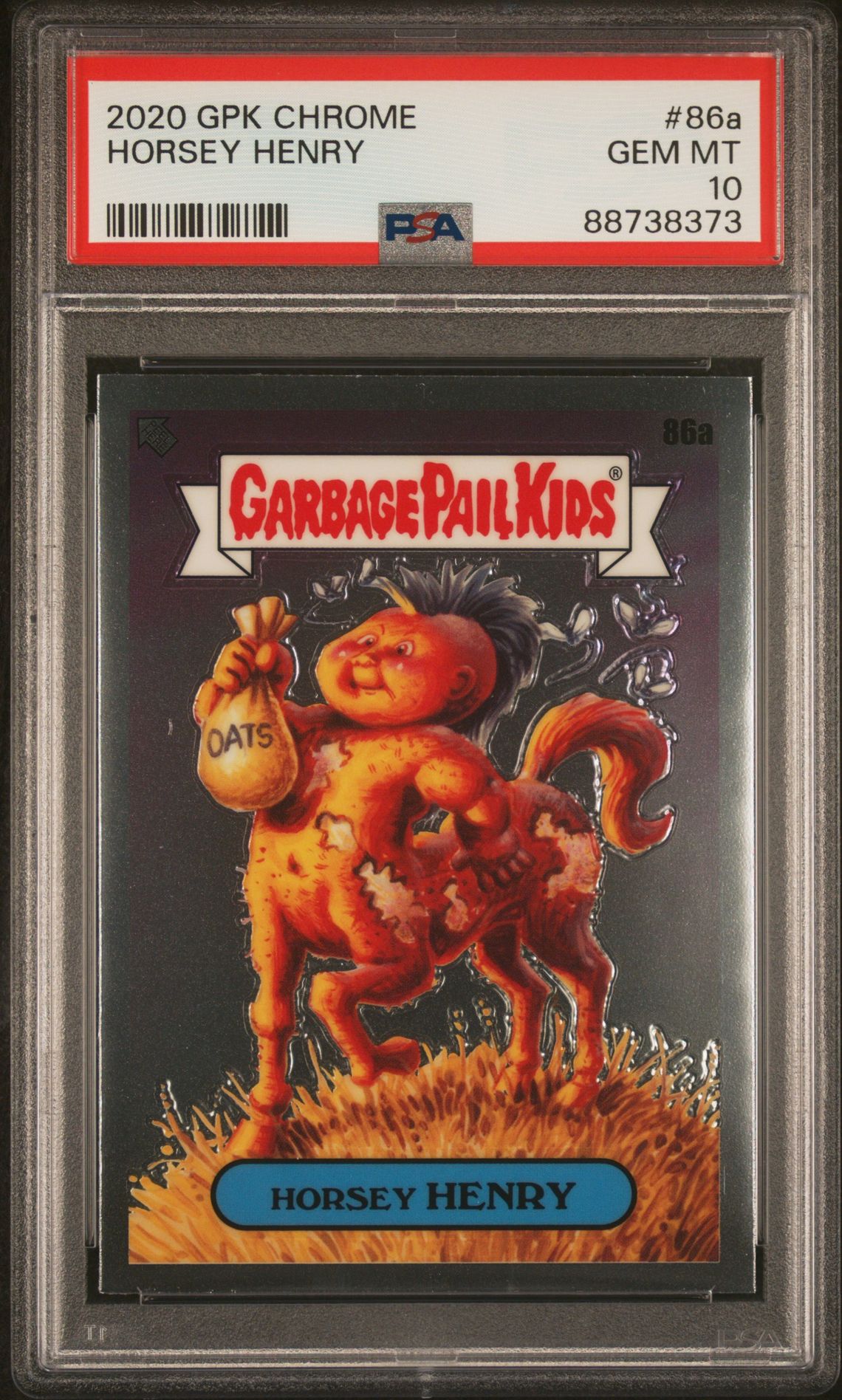 2020 Topps Garbage Pail Kids #86A Horsey Henry front