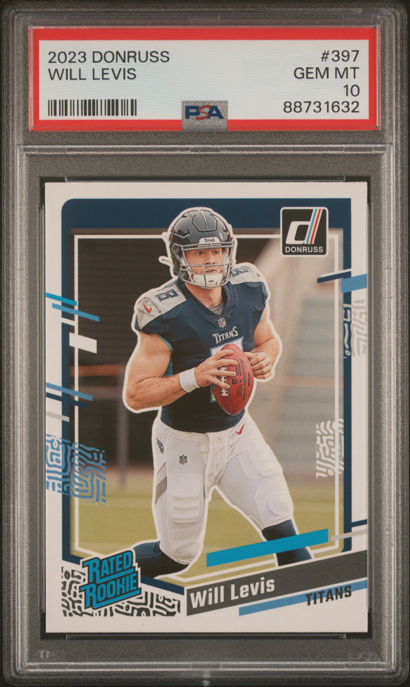 2023 Panini Donruss Will Levis #397 Gem Mt 10 front