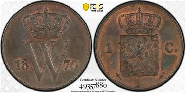 1870 1C MS63BN