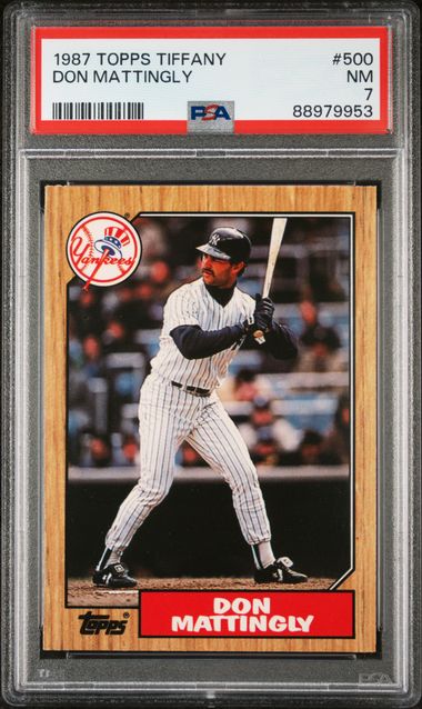 1987 Topps TOPPS TIFFANY #500 Don Mattingly front