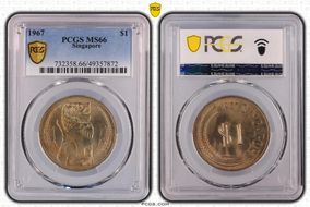 1967 $1 MS66