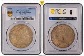 1922 Piastre Lec-298 AU58