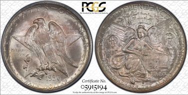 1936-D 50C Texas MS67