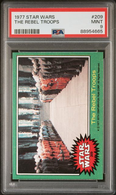 1977 Star Wars #209 Therebel Troops front