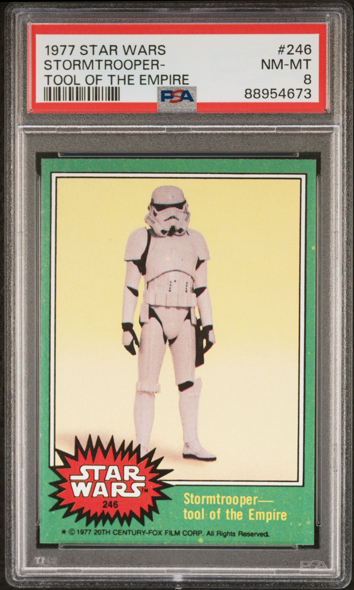 1977 Star Wars STAR WARS TOOL OF THE EMPIRE #246 Stormtrooper- front