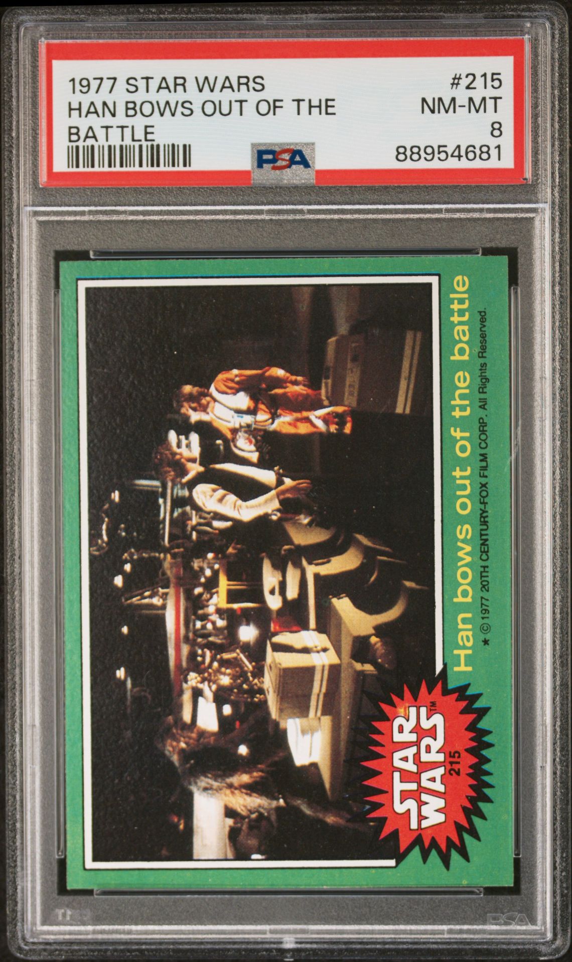 1977 Star Wars STAR WARS BATTLE #215 Han Bows Out Of The front