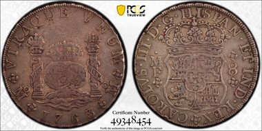 1763/53-Mo MF 8 R Calico-1086 var 63/53 VF35