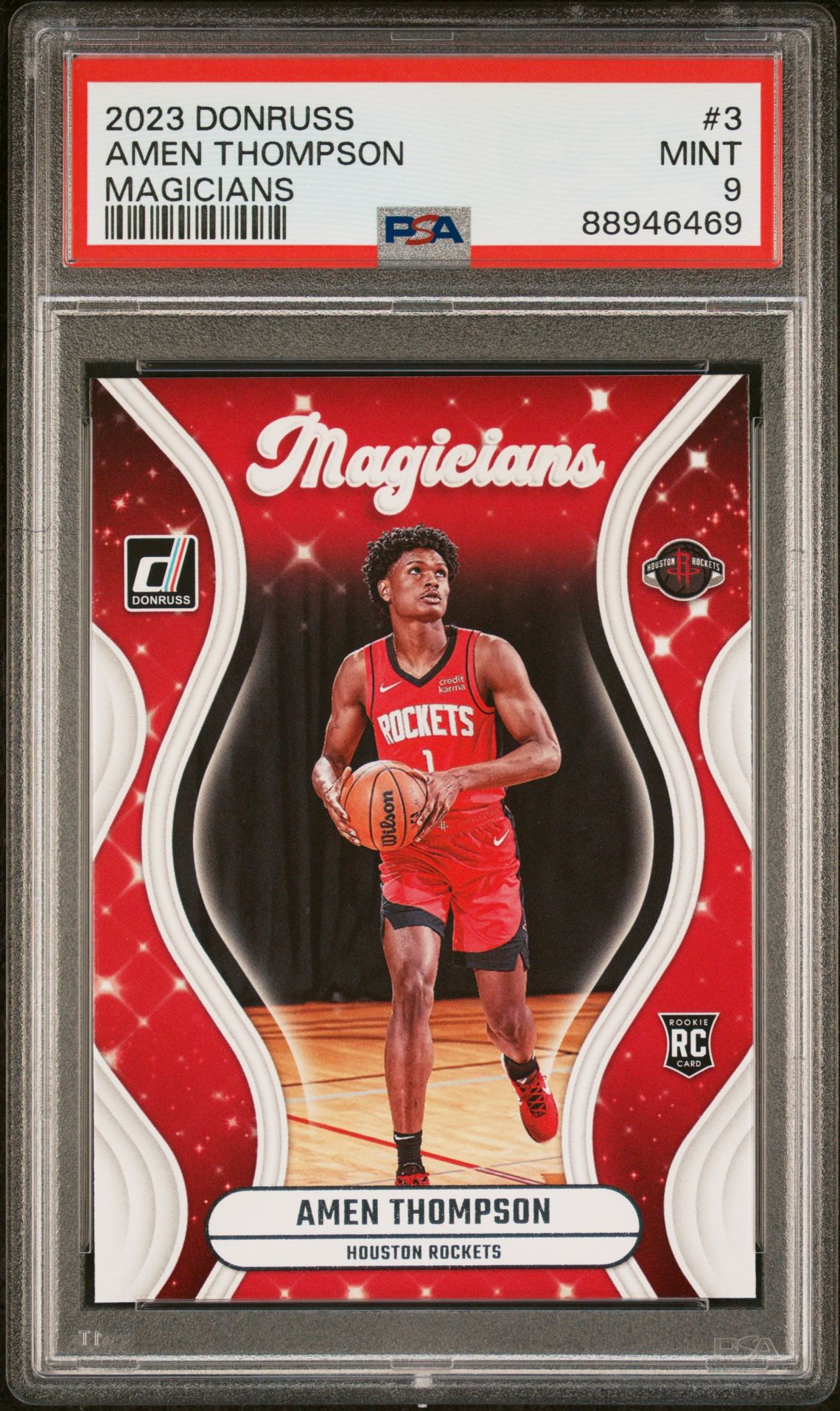 2023 Panini Donruss Magicians Amen Thompson #3 Mint 9 front