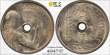 1934 25C KM-751 MS65