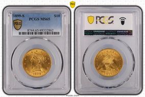 1899-S $10 MS65